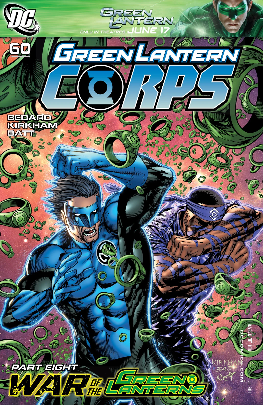 Green Lantern Corps #60 (DC, 2011 — Cover A) cover